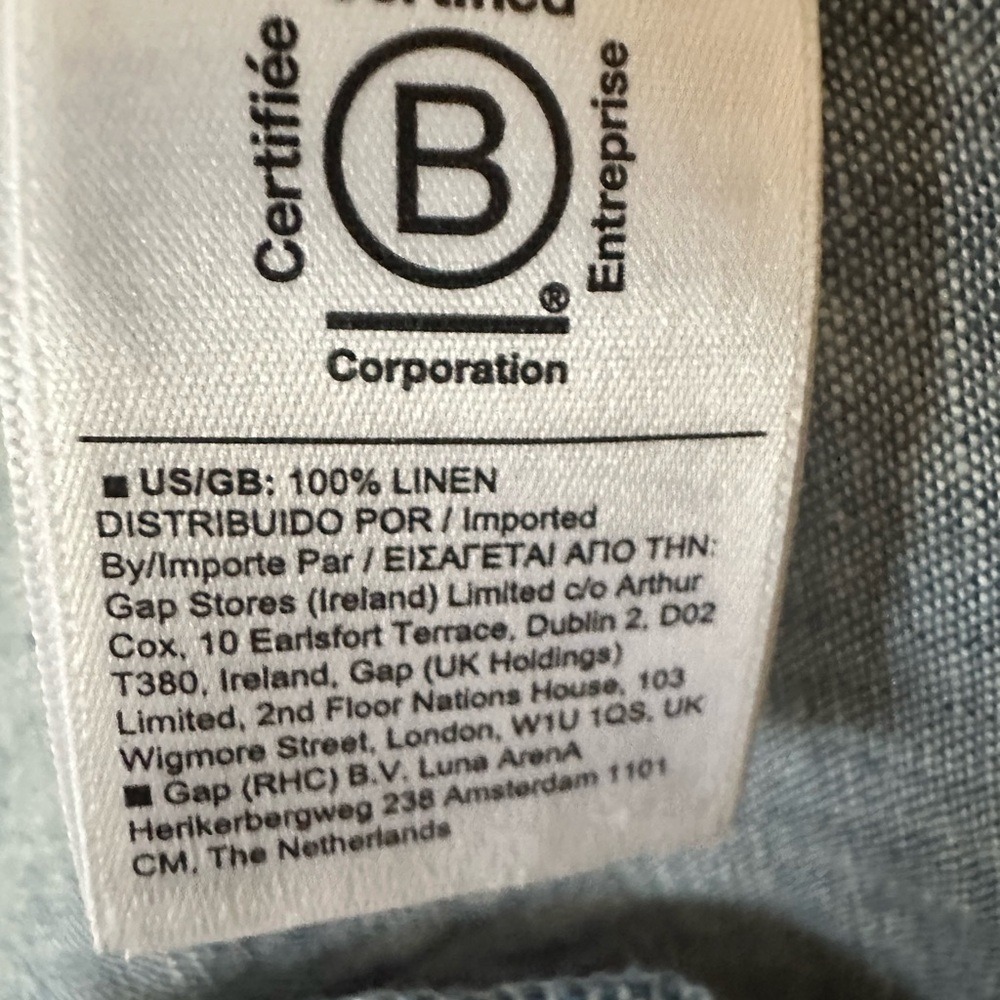 Athleta Cabo 100% Linen Chambray Jogger. Size 14. - Picture 14 of 14